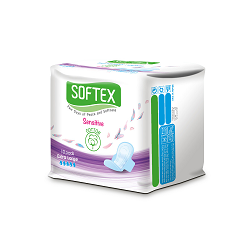 سافتکس نواربهداشتی پنبه ای پوست حساس (ویژه شب ) 10 عددی